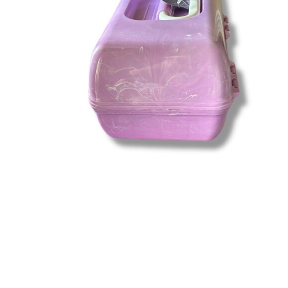 Caboodles On-The-Go-Girl Classic Cosmetic Case, Purple Marble Lilac NEW - Picture 5 of 11